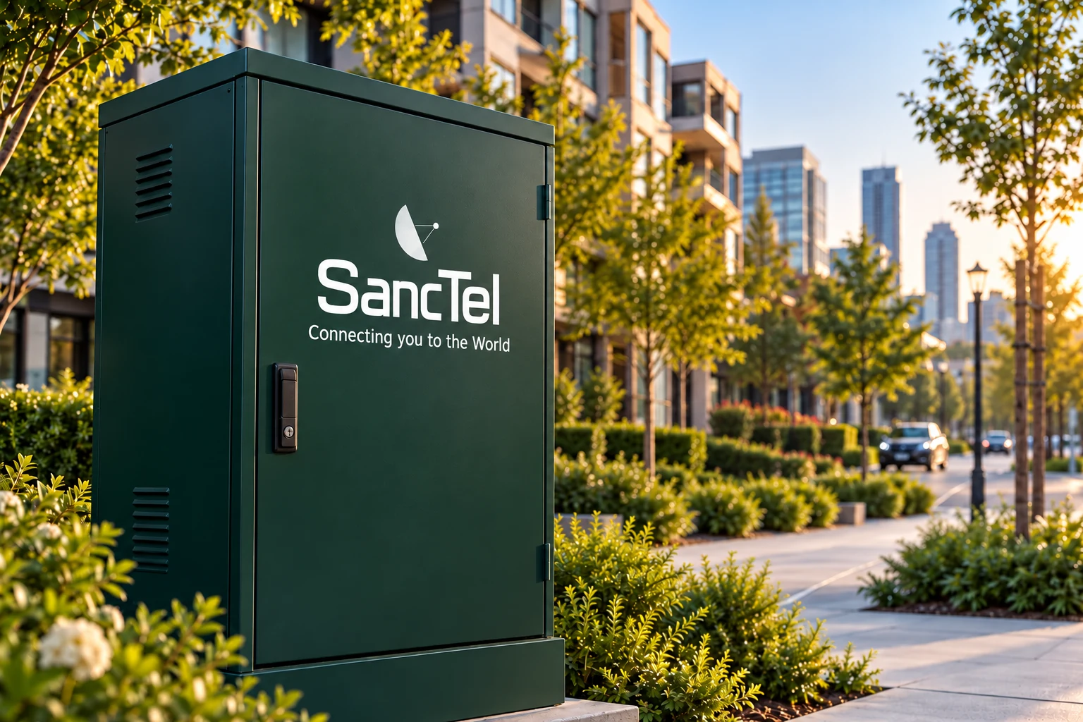 Sanctel network cabinet