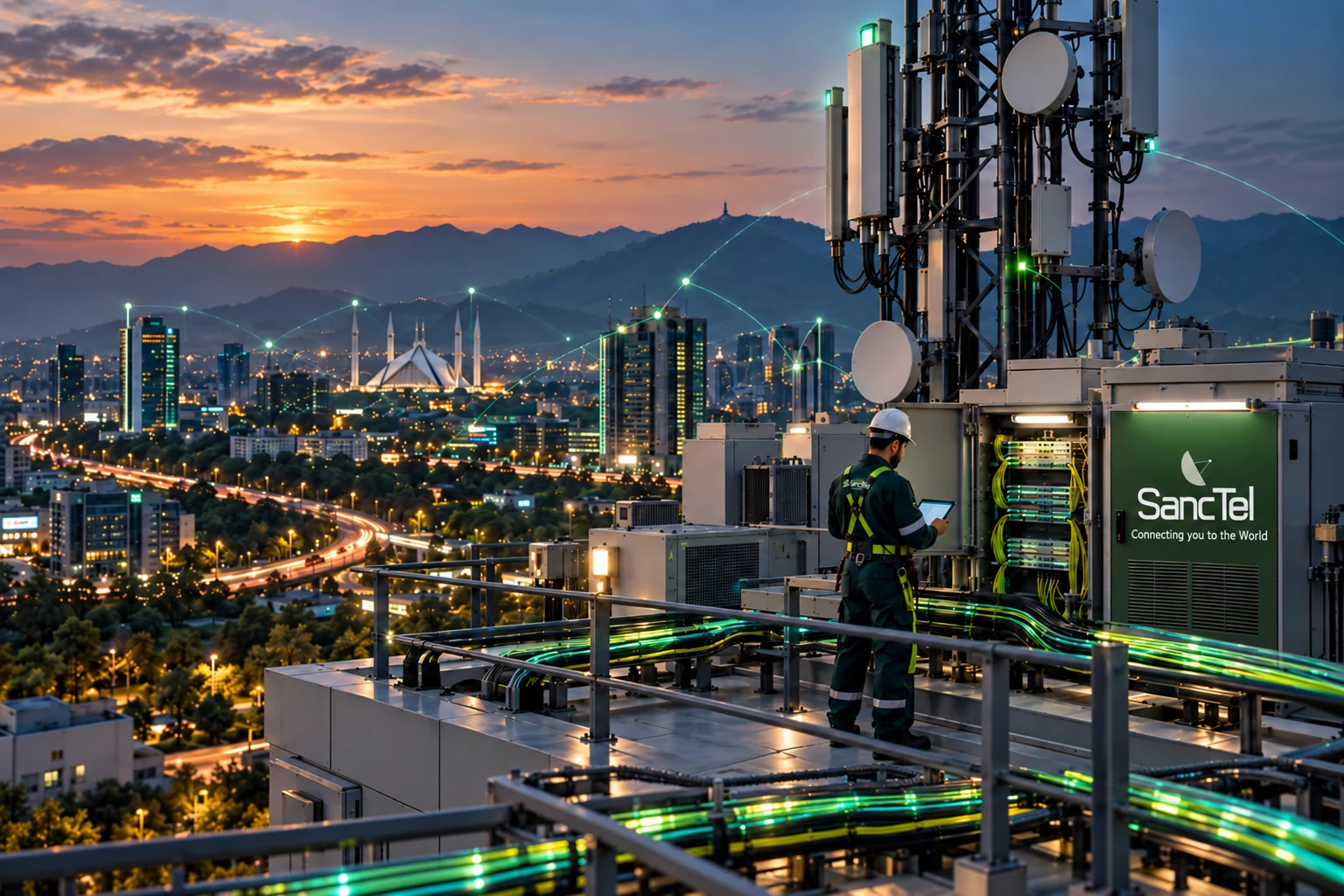 Sanctel network infrastructure